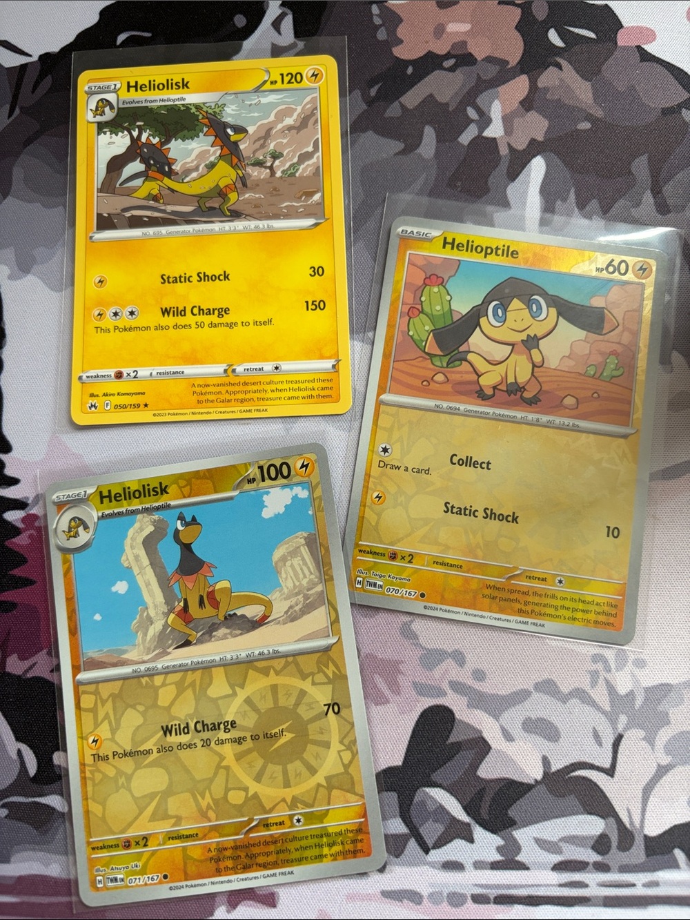 Helioptile Heliolisk Reverse Holo Evolution Pokémon Card Lot TCG ✨5/$25✨